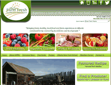 Tablet Screenshot of albertafarmfresh.com